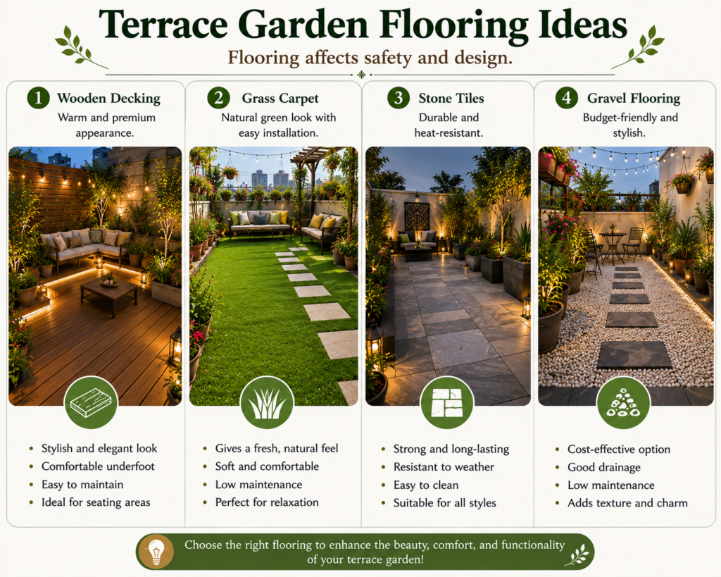 Terrace Garden Flooring Ideas