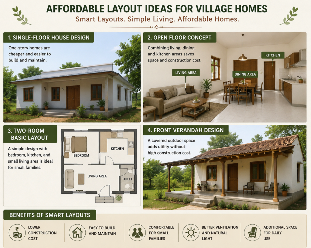 Affordable Layout Ideas for Village Homes
