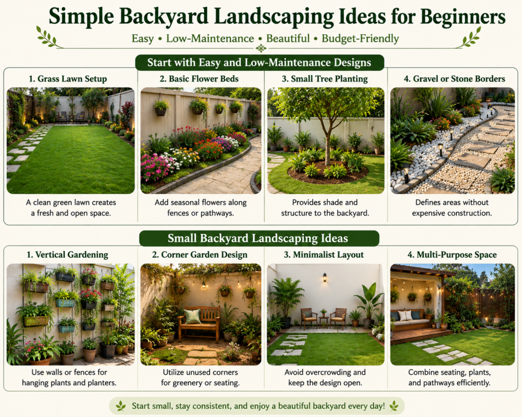 Simple Backyard Landscaping Ideas for Beginners
