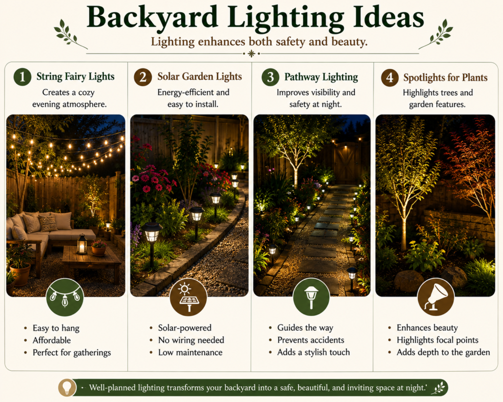 Backyard Lighting Ideas
