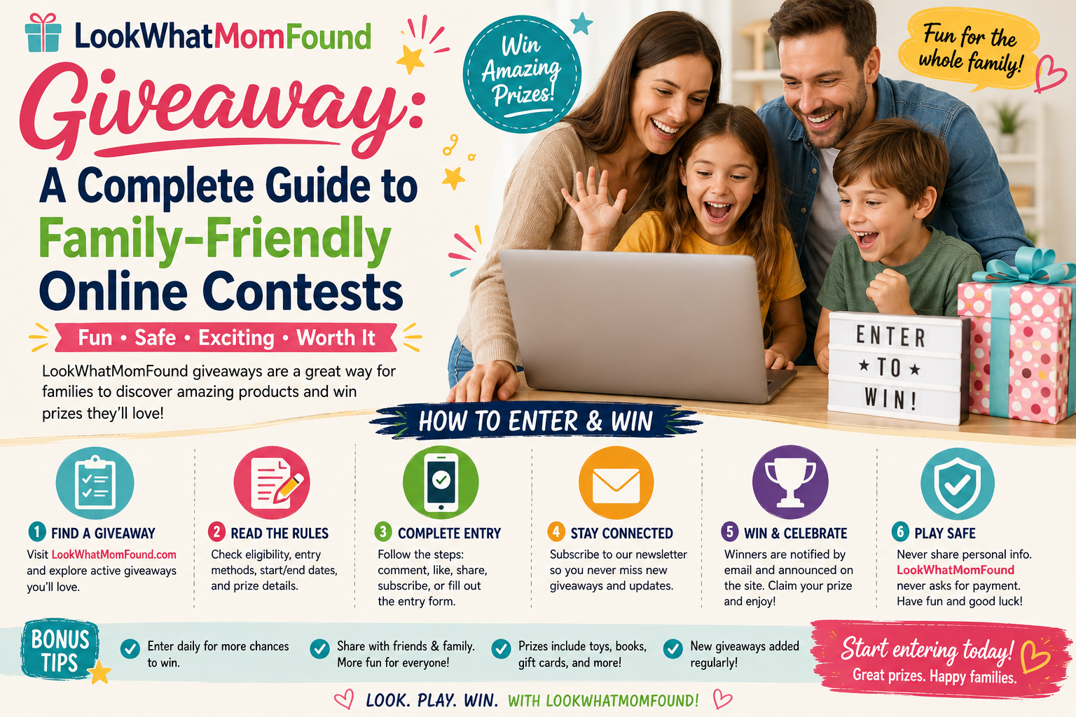 LookWhatMomFound Giveaway: A Complete Guide to Family-Friendly Online Contests
