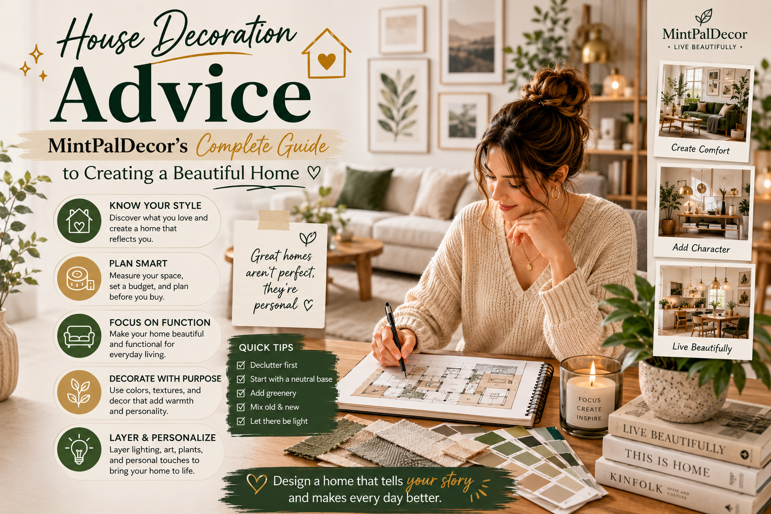 House Decoration Advice | MintPalDecor’s Complete Guide to Creating a Beautiful Home