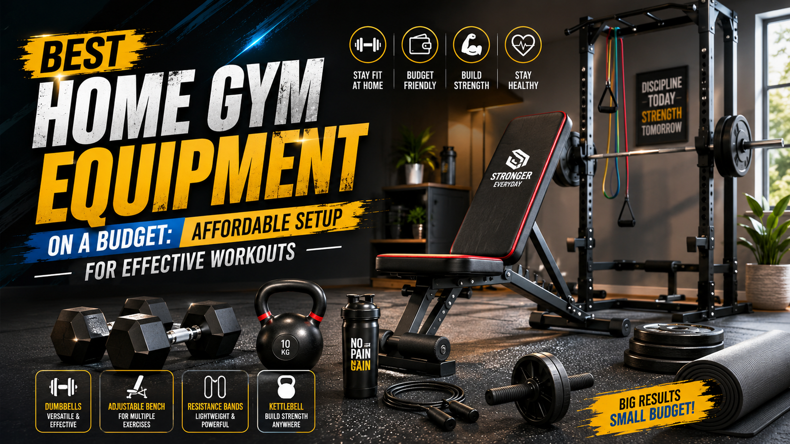 Best Home Gym Equipment on a Budget