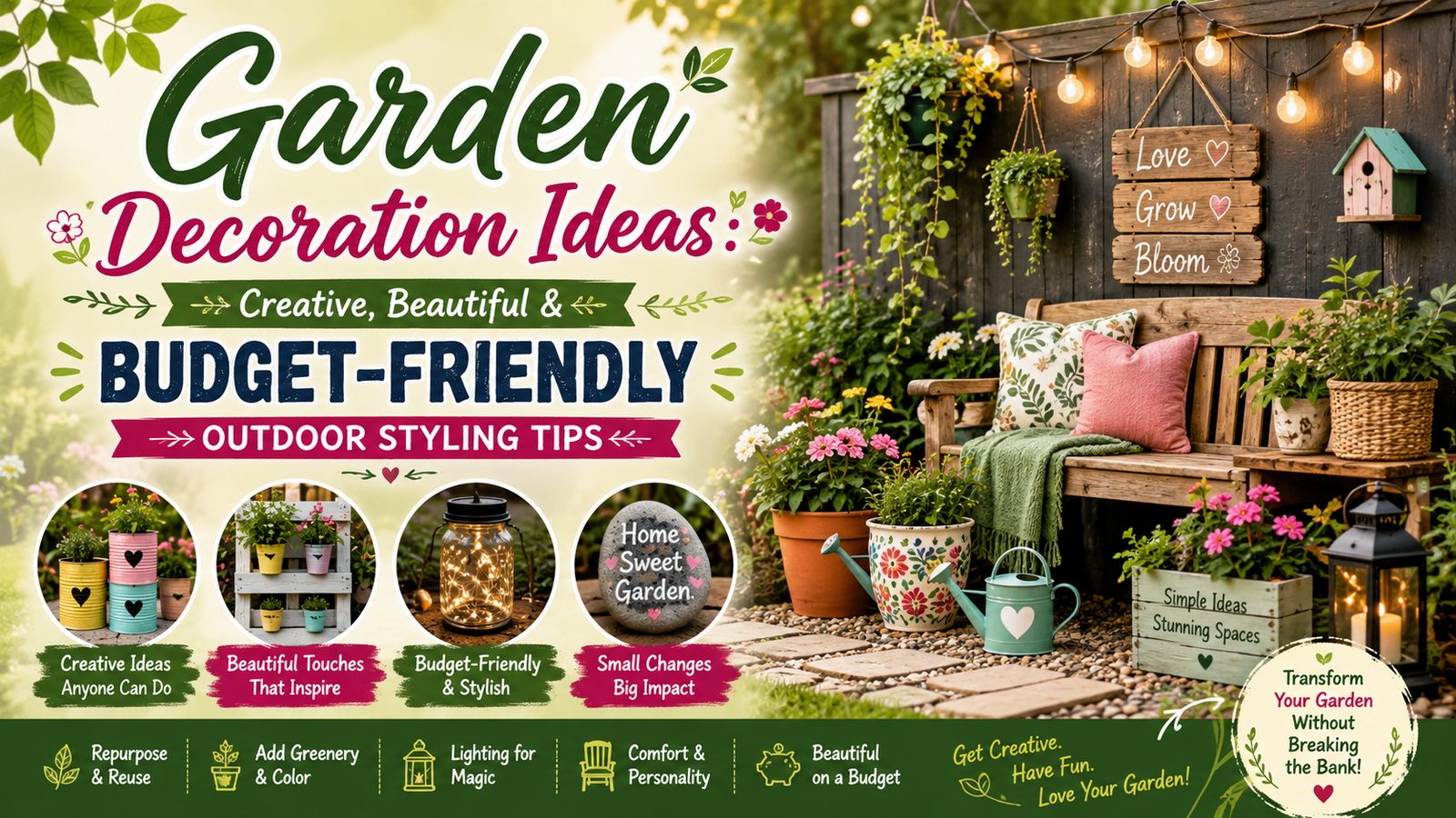 Garden Decoration Ideas