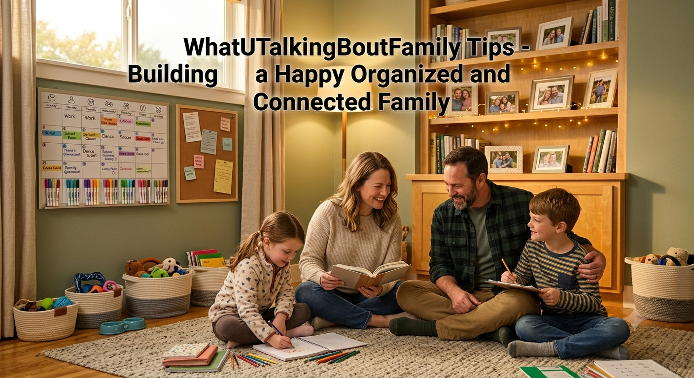 What U Talking Bout Family Tips: Practical Advice for Building a Happy, Organized, and Connected Family